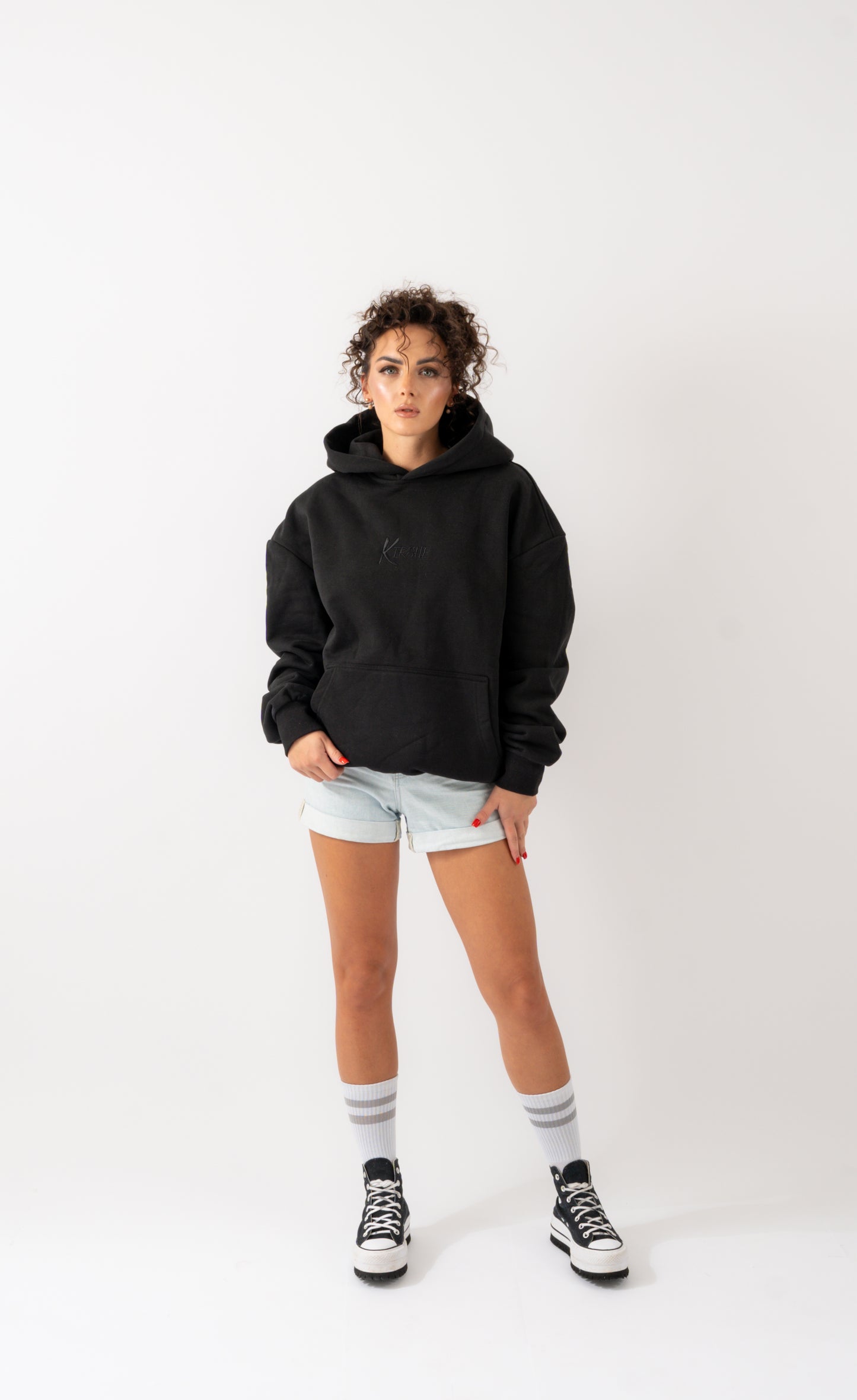 KIRSHE ULTIMATE HOODIE in black